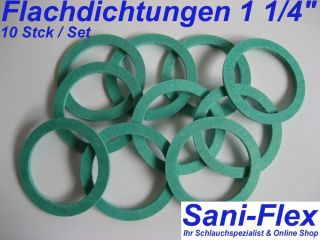 Flachdichtung1 1/4, Klingersil C 4400, Sanitär, 10 Stück / Set