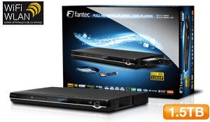 Fantec XMP600 1,5TB Media Player mit WiFi 3,5 Zoll 