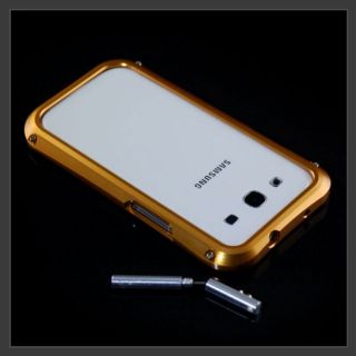 CNC Aluminium Bumper Case Alu Hülle Tasche Gold für Samsung i9300
