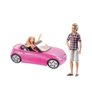 Barbie V6744 Glam Auto mit Puppe und Fashionista Ken T7417 