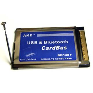 PCMCIA Karte zu Bluetooth 2.0 + USB 2.0 Adapter NEU