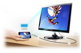 Samsung Monitor S23B550V 58 cm widescreen TFT: Computer