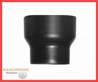 Rauchrohr Ofenrohr Kamin Ofen Rohr Erweiterung 120mm  150mm schwarz