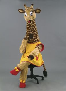 Maskottchen Giraffe Promotion Act Lauffigurenkostüm