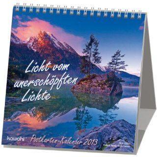 Licht vom unerschöpften Lichte 2013 Postkarten Kalender mit