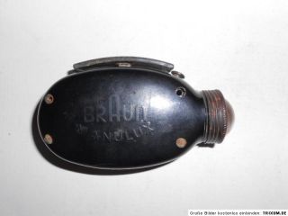 123 Braun Manulux Dynamo Taschenlampe, 1940er Jahre, Kellerfund