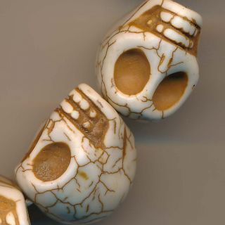 Klasse Armband Totenkopf Skull Buddha Marmor Bracelet 134a