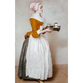 Leinwanddruck (50 x 73, Liotard) von Das Schokoladenmädchen