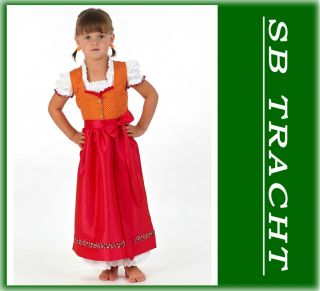 Dirndl SB Tracht Gr. 92 98 104 110 116 122 128 Kinderkleid Set