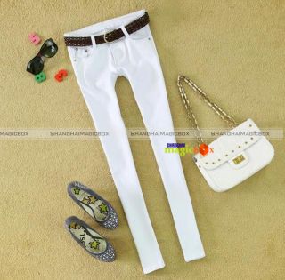 Women Fashion Fit Candy Casual Long Pants Trousers #026