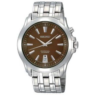 Seiko Mens Perpetual Calendar Stainless Steel Bracelet Watch