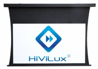 HiViLux Tension Leinwand 100 221x124cm Schienen System