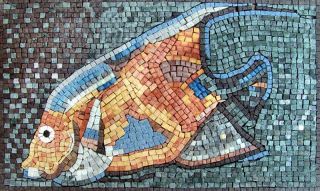 Mosaik Fisch Wandfliesen Bodenbilder Badfliesen Bilder