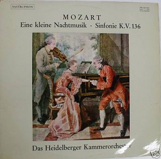 LP 12 MozartEine kleine Nachtmusik, Sinfonie K.V. 136