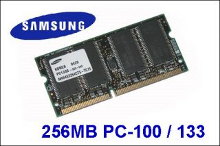 SAMSUNG 256MB 144 Pin SODIMM PC 100 / 133 für Notebook