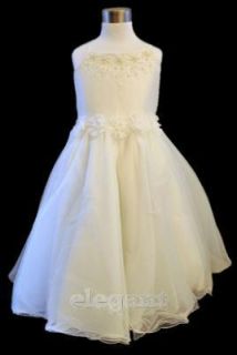 BlumenMaedchen Blumenkinder Kleid Hochzeit Ivory Gr 140 146 S10 Gown 5