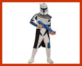 Wars Clone Wars Clonetrooper Captain REX Kinder Kostüm 116 146