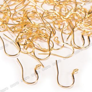 100st. GOLD Ohrhaken 925 silber für Ohrhänger Ohrschmuck Ohrringe