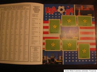 Panini Album WM 1994 USA 94, empty album / Leeralbum, Internationale