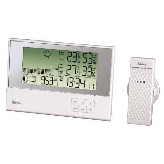 Hama Wetterstation EWS 440 mit Funkuhr, Datum, Wecker und
