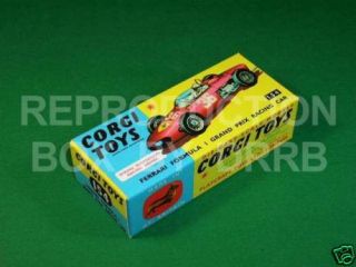 Corgi #154 Ferrari F1 Grand Prix   Reproduction Box by DRRB