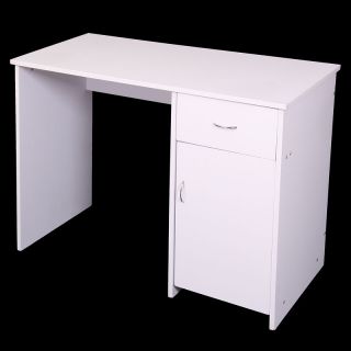 Schreibtisch Bürotisch Computertisch N36, 100x50x75 cm, weiß