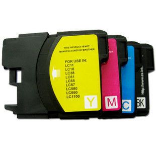 20 INK CARTRIDGES   BROTHER DCP 145C LC980 LC1100 163C 165C 167C 185C