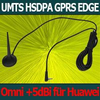 UMTS HSDPA +5dBi Omni Antenne Magnet Huawei E160 E169
