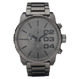 Diesel Herren Armbanduhr XL Franchise 51 Chronograph Quarz Edelstahl