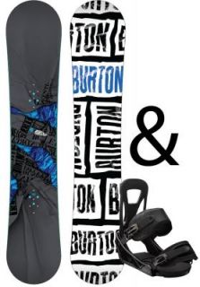 Burton Bullet 157 Wide Snowboard + Burton Freestyle Bindung Set NEU