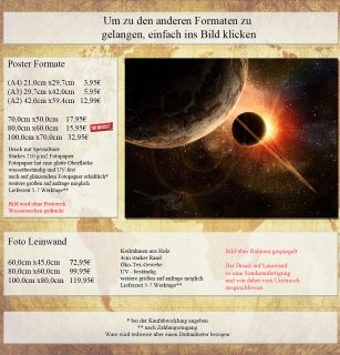 Poster, Weltall 02, Galaxie Raumfahrt Astronomie Universum Orbit Ufo