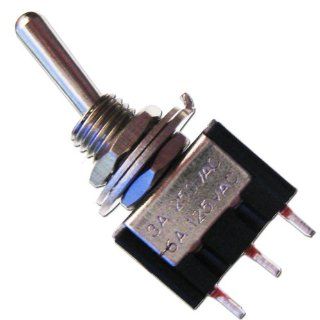 Miniatur Kipp Schalter MTS 102 schwarz 1 polig: Elektronik