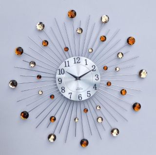 Design Wanduhr Deko Steine Wand Uhren Dekoration Geschenk Uhr modern