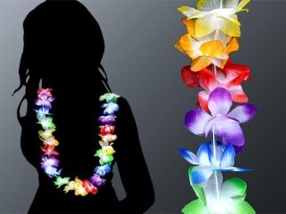 48 Stk. Hawaiiketten Hawaiikette Blumen Hula Kette Hawai Blumenketten
