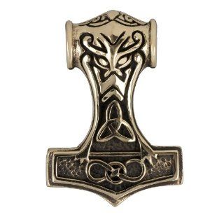 Anhänger Amulett Thors Hammer beidseitig gearbeitet Bronze von Toms