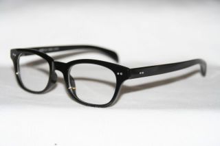 Nerd Brille neuer Style flache Wayfarer Hornbrille schwarz braun Damen
