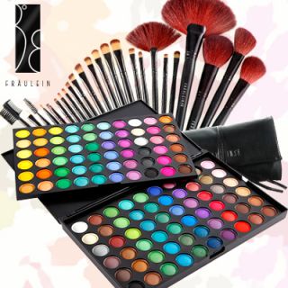 fraulein38 120 Farben Make up LIDSCHATTEN Eyeshadow Palette +24teilig