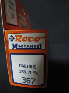 ROCO MINITANKS 367 Magirus Deutz 168 M NEU&OVP S5 2336