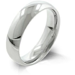 Eleganter 4mm breiter Ring aus Edelstahl (Stainless Steel) Größe 66
