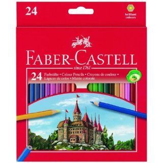 Faber Castell 111224   Farbstift Castle 24er Kartonetui 24