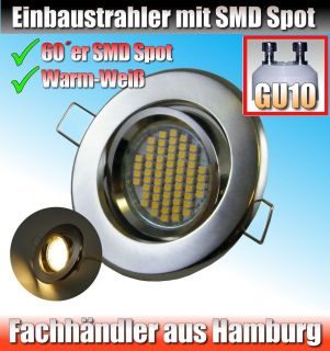 LED Einbaustrahler SMD einbauleuchten Kalt Weiss Warm Weiß 230V GU10