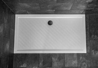 Duschwanne Duschtasse rechteck mit ANTI SLIP Beschichtung 120x90cm