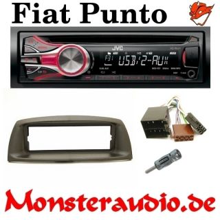JVC Autoradio Radio  USB FIAT Punto 188 Bj. 99 2007