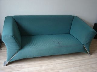 Rolf Benz Sofa 2 Sitzer grün 185 cm