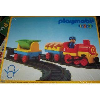 PLAYMOBIL 6910 playmobil 123 grosse Eisenbahn mit Schienen (Alter 1 1
