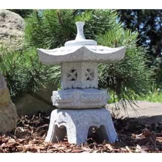 Rokkaku Yukimi Granit Steinlaterne Steinlampe Japanische Laterne Zen