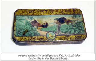 VIRGINY ZAUBER Blechdose Vogelsang Zigaretten Tabak vintage tin 20er