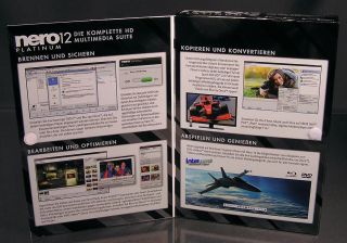 Nero 12 Platinum HD Multimedia Suite Blu ray 3D Vollversion Box + CD