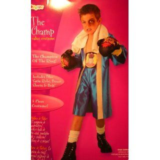 Boxer Kinder Kostüm Gr 128/140 Mantel Hose Weltmeister Gürtel