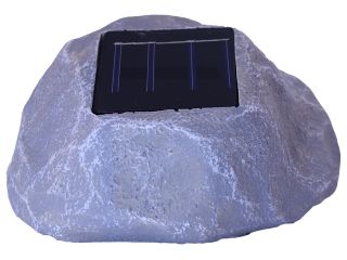 LED Solar Stein Außenleuchte Strahler Außenbeleuchtung